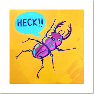 Funky Beetle Posters and Art